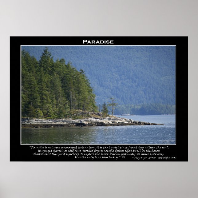 PARADISK NATURSCENERY~ Motivational Poster (Framsidan)