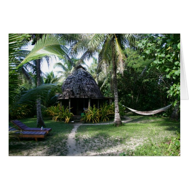 Paradiskoja Hälsningskort (Framsidan Horizontal)