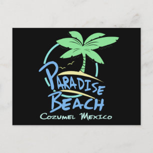 Paradisstrand Cozumel Mexiko Kryssningsresa Vykort