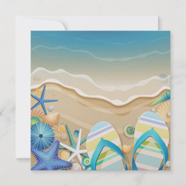 Paradisstrand Inbjudan (Framsida)