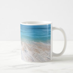 Paradisstranden på vinkara havsbotten kaffemugg