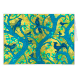 Paradisträdgård Hälsningskort