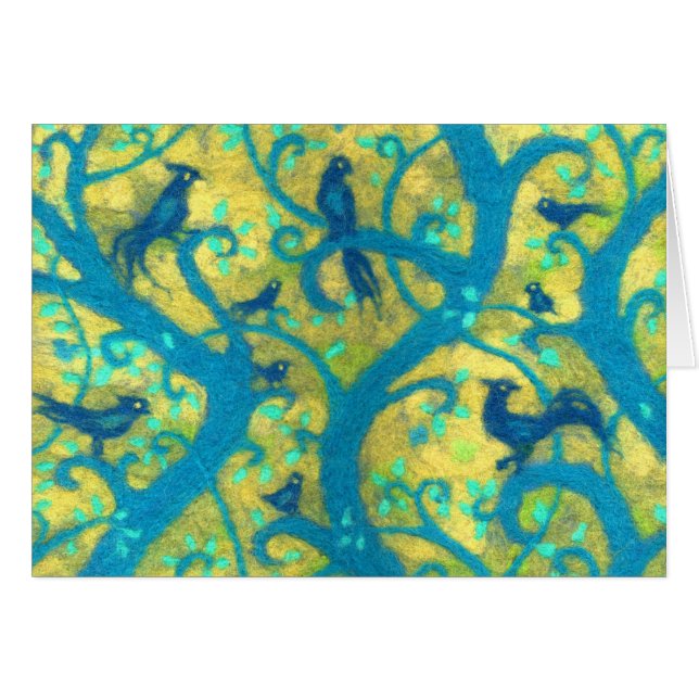 Paradisträdgård Hälsningskort (Framsidan Horizontal)