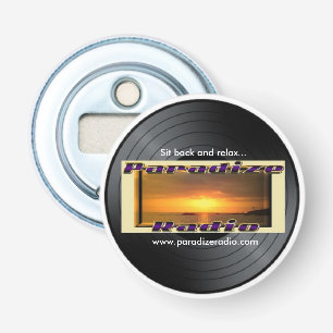 (Paradize vinyl/rekord) magneten med Flasköppnare