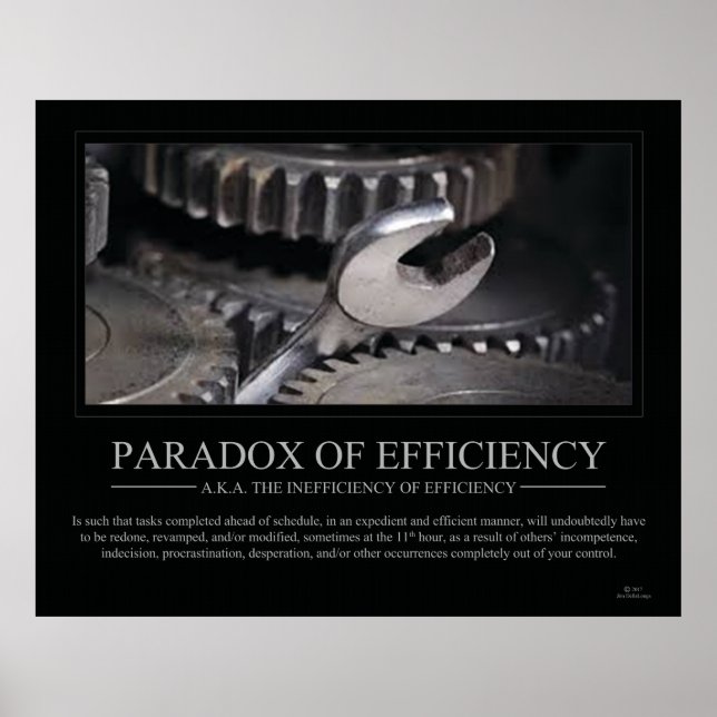 Paradox Poster effektivitet - stor (Framsidan)