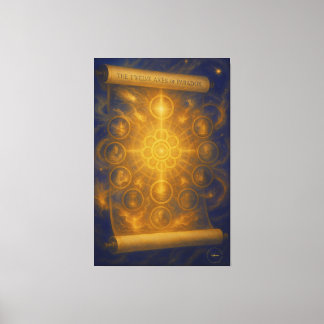 Paradox tolv axlar canvastryck