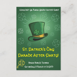 Paradparty! Sts Patrick daginbjudningar Inbjudningar