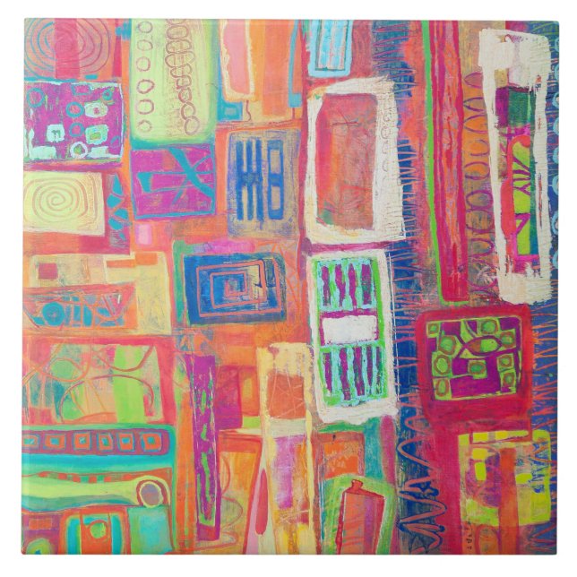 Parafernalia 6 x 6 keramiskt plattor kakelplatta (Framsidan)