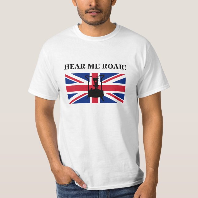 Paraffin Tryckbehållare: HEAR ME ROAR T-shirt (Framsida)