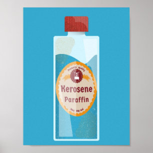 Paraffinflaska Poster