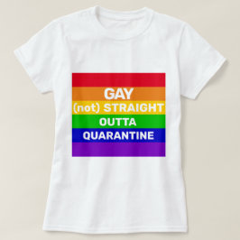 Parafrafras för flagga av regnbåge i gay pride t shirt