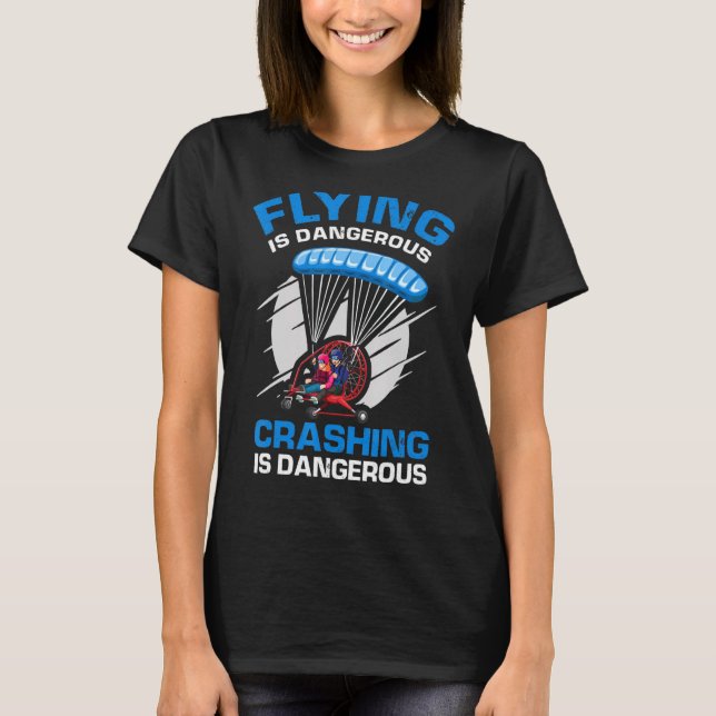 Paragellavgränsning av pilotutrustning med Paragli T Shirt (Framsida)