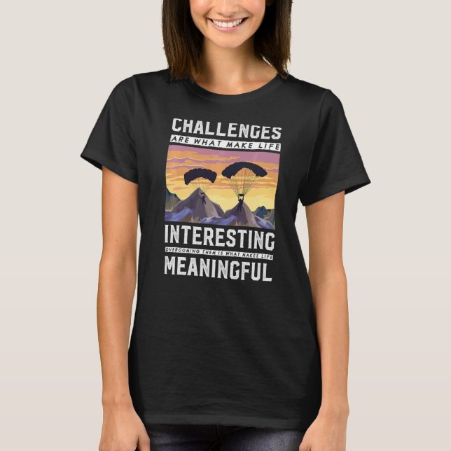 Paragellavgränsning av pilotutrustning med Paragli T Shirt (Framsida)