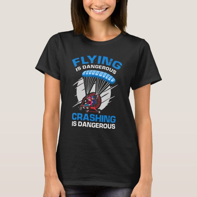 Paragellavgränsning av pilotutrustning med Paragli T Shirt (Framsida)