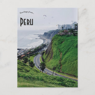 Paraglidare i Peru Vykort