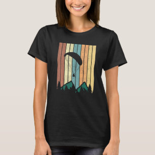 Paraglidare Retro Vintage Berg Paragliding T Shirt