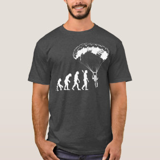 Paraglider Evolution Funny Paragliding Coola Gift T Shirt