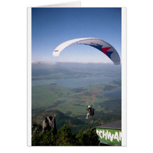 Paraglider Hälsningskort