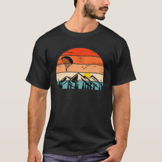 Paraglider Mountain Sunset Vintage Gift 5 T Shirt