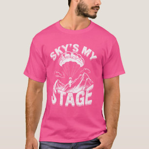 Paraglider Paragliding Himmel Mitt Stage T Shirt