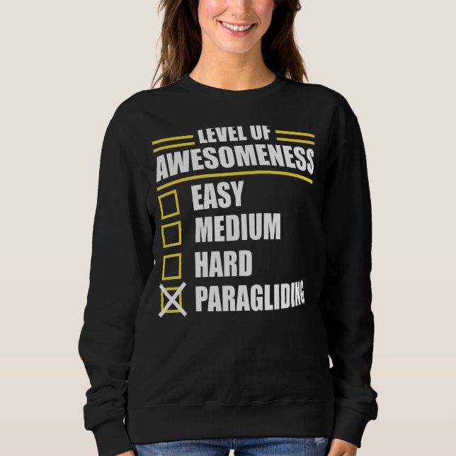Paraglider Paragliding T Shirt (Framsida)