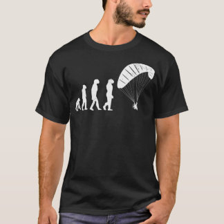 Paraglider Paramotors Evolution Gift T Shirt