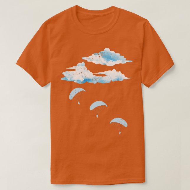 Paraglider Skydiving Gift Paragliding T Shirt (Design framsida)