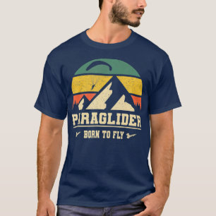 Paraglider vid Fallskärm vid flygSkydiving T Shirt