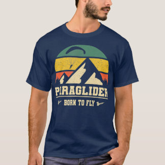 Paraglider vid Fallskärm vid flygSkydiving T Shirt