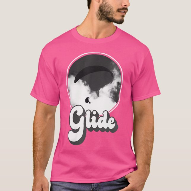 Paraglidering av Skydiving Parachuter Equipment T Shirt (Framsida)