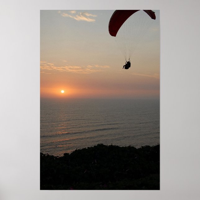 Paraglidering i Peru II Poster (Framsidan)