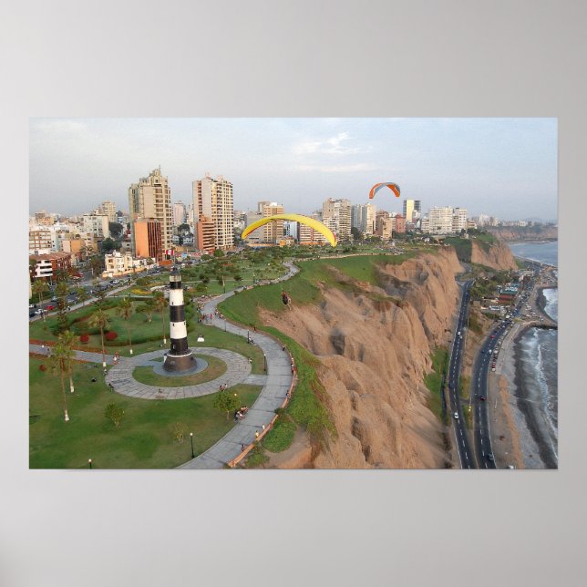 Paraglidering i Peru Poster (Framsidan)