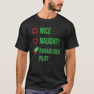 Paragliderpilot Rolig Pyjamas Jul T Shirt