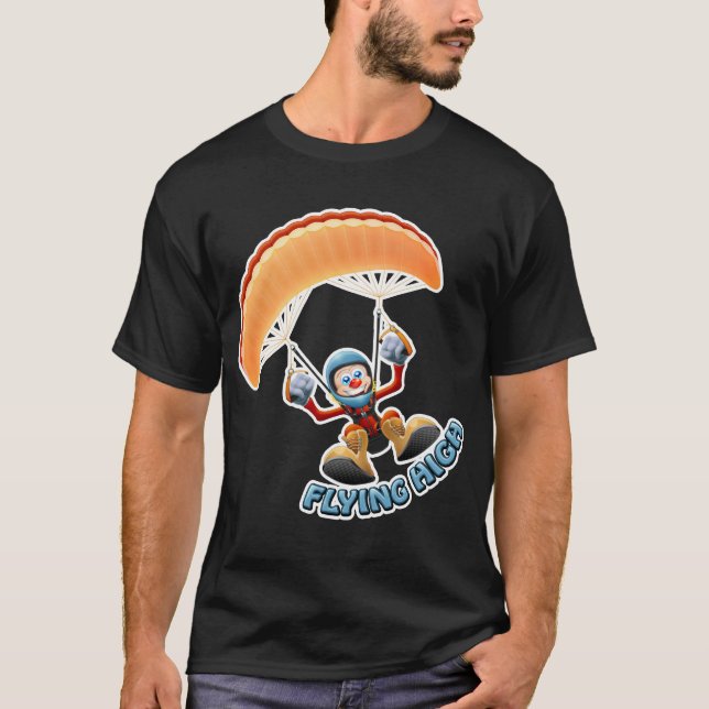 ParagliderT-tröja Tee Shirt (Framsida)