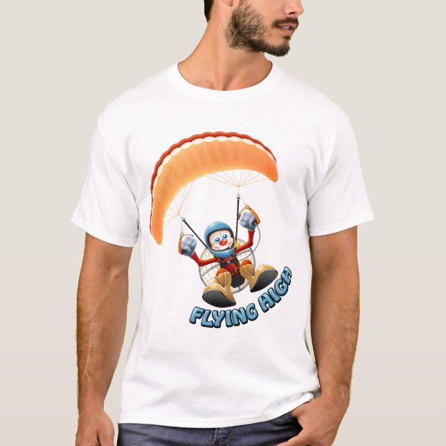 ParagliderT-tröja Tee Shirt (Framsida)
