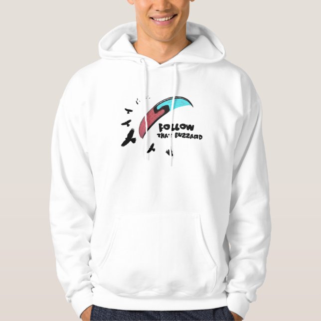 Paragliding - följ vråket sweatshirt (Framsida)