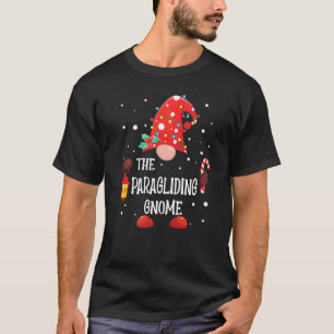 Paragliding Gnome Matching Familjestjulen T Shirt