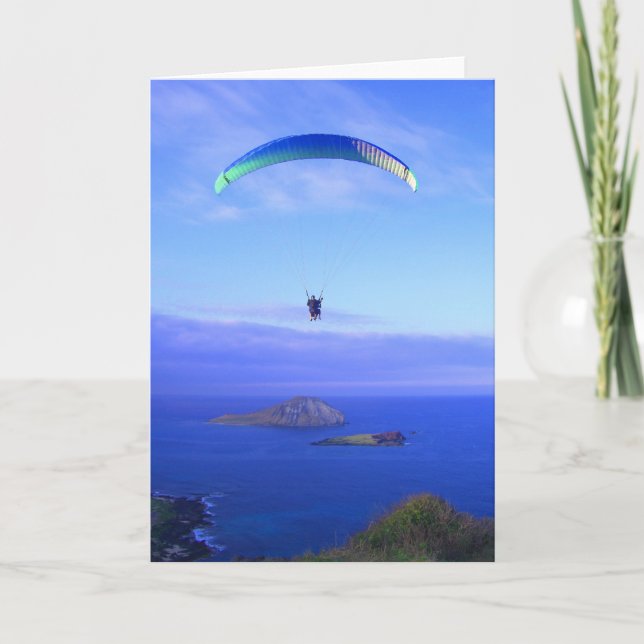 Paragliding på Makapuu Kort (Framsida)