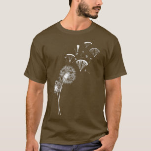 Paragliding paraglider dandelion-presentpilot (2) t shirt