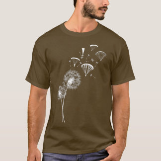Paragliding paraglider dandelion-presentpilot (2) t shirt