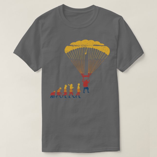 Paragliding Paraglider Paraglide T Shirt (Design framsida)