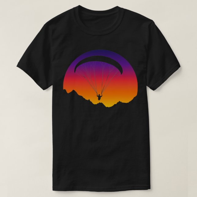 Paragliding Paragliding Paragliding  T Shirt (Design framsida)