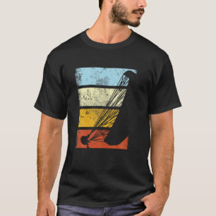 Paragliding Paragliding Pilot Vintage Sunset T Shirt