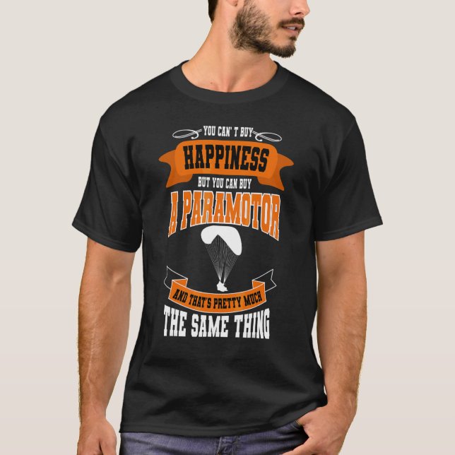 Paragliding Paramotor Fallskärm Paragliders Fallsk T Shirt (Framsida)