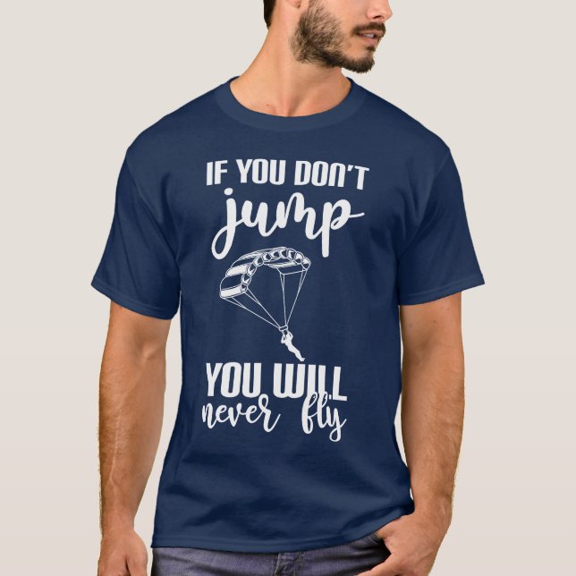 Paragliding Parasailing Flygsport vänner T Shirt (Framsida)