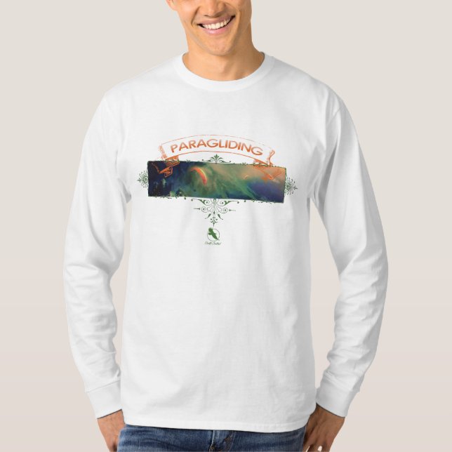 PARAGLIDING PG-15 3D PontoCentral Tee Shirt (Framsida)