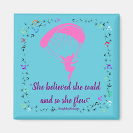 Paragliding Pixie Magnet Inspirational