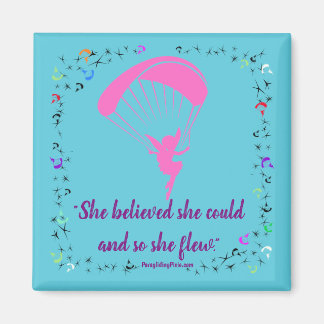 Paragliding Pixie Magnet Inspirational