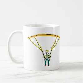 Paragliding Stickman Kaffemugg