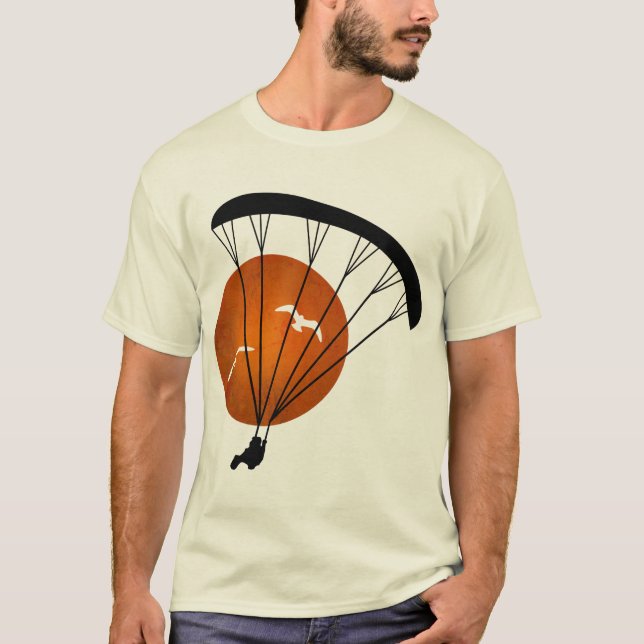 Paragliding Sun T Shirt (Framsida)